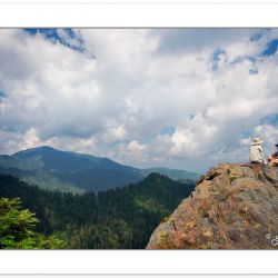 SD0129: Hikers on Charlie's Bunion, Great Smoky Mountains Nation