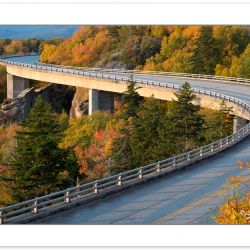 AD0720: Linn Cove Viaduct, Blue Ridge Parkway, NC, Autumn