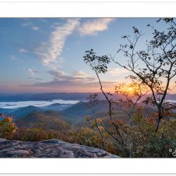 AD0724_725: Sunrise view from the Pickens Nose Trail, Southern N
