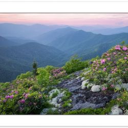 SD0186: Sunset in the Great Balsam Mountains near the Blue Ridge