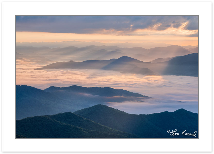 SD1063: Sunrise view from Albert Mountain on the Appalachian Tra